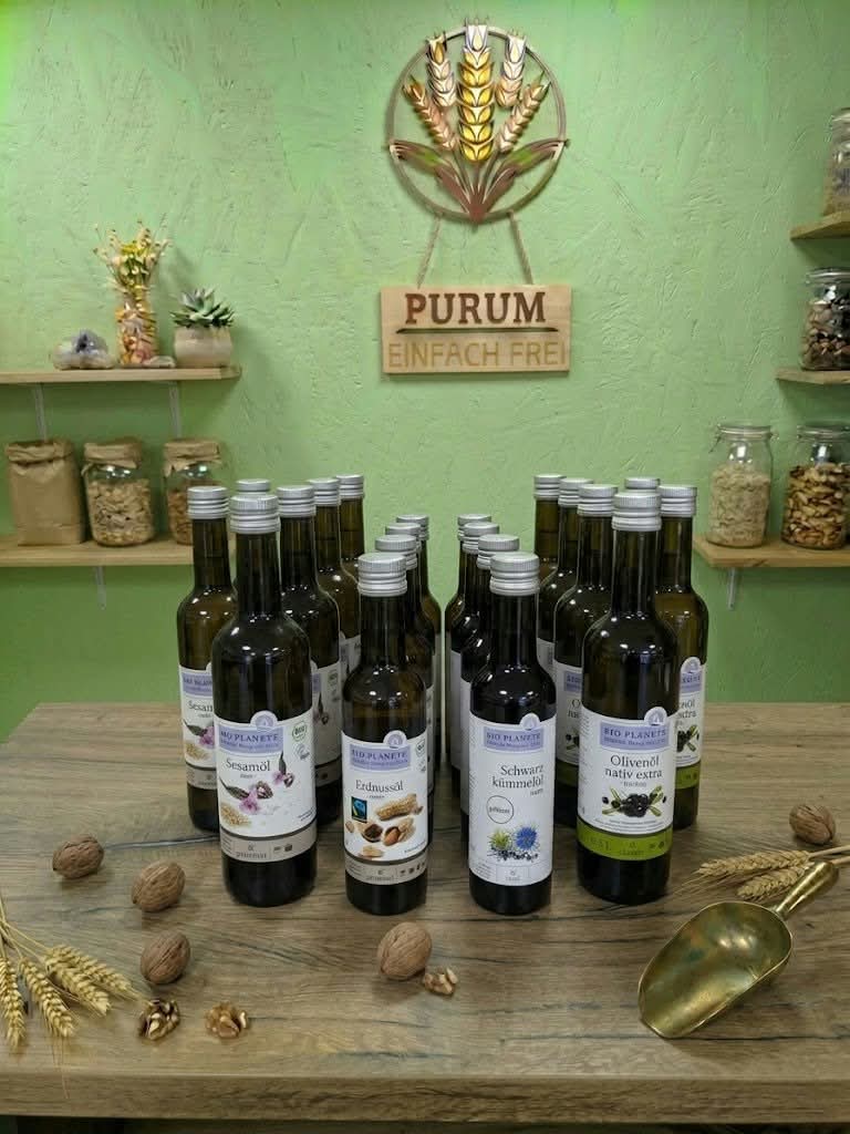 Bio-Öle im Geschäft bei PURUM